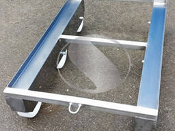 Візок для пластикових євро ящиків