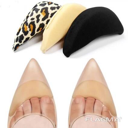 Вкладыши для задников, в женские туфли для подбора размера, синий. Леопардовий