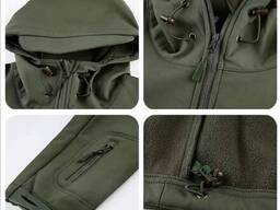 Влагостойкая мужская Куртка-Тровка "StormGuard" – Защита от Негода с Регулируемым. ..