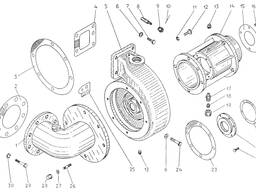 Водяний насос для дизеля Д50.11 у сборі