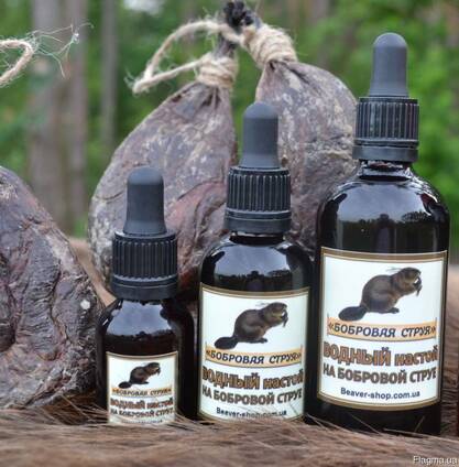 Водный настой на бобровой струе