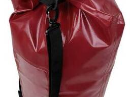 Водонепроницаемая сумка, гермомешок с прозрачным карманом 35L LS бордовий