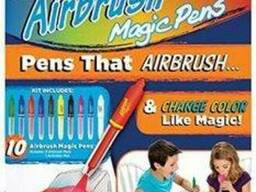 Волшебные фломастеры Airbrush Magic Pens. меняющие цвет (кар