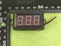 Вольтметр 220 В AC 15-500В красный светодиодный