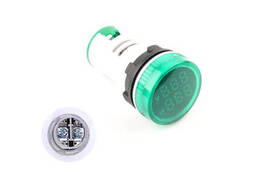 Вольтметр частотомір цифровий AC вбудований, зелений (AD101-22VHZ)