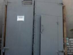 Ворота гаражные 2400х2700 утеплённые с калиткой