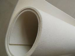 Белый войлок толщиной 10мм Ширина 1700мм