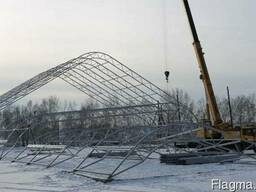 Строительство крытых зимних теннисных кортов