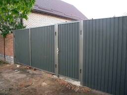 Виготовлення розпашних воріт та парканів з профільного листа