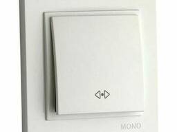 Выключатель одноклавишный промежуточный MONO Electric Despina Белый