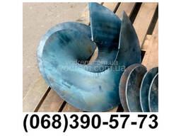 Шнекові витки для навантажувача, витки шнека