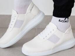 Взуття медичне кросівки з відкритою п'ятою White PU