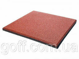 Плитка из резиновой крошки - терракот