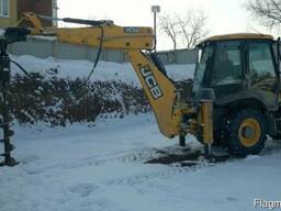 Ямобур Услуги Бурения Аренда Погрузчика JCB 3CX