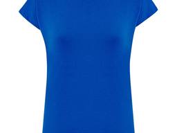 Женская синяя футболка 100% хлопок