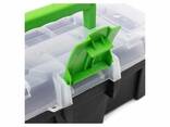 Ящик для інструментів з органайзером пластиковий Green box 15" TM Virok 398 х 200 х 186 мм