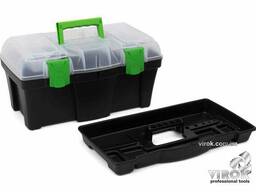 Ящик для інструментів з органайзером пластиковий Green box 18" TM Virok 458 х 257 х 227 мм