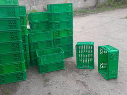 Ящик пищевой пластиковый перфорированный 600*400