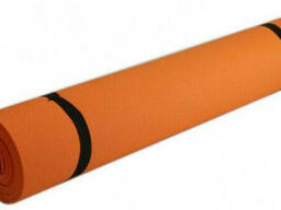 Йогамат, коврик для йоги Profi материал EVA (Оранжевый) (M 0380-2(Orange))