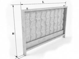 Забор Бетонный П-6-В