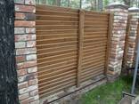 Забор из дерева. "Броневик" Днепр. - фото 2