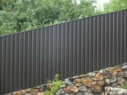 Забор из проф. настила, проф. листов. "Броневик" Днепр.