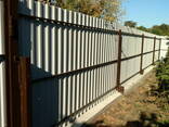 Забор из профнастила (профлиста). "Броневик" Днепр. - фото 3