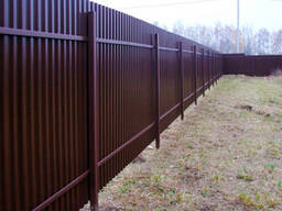 Забор рабицы профнастила, откатние ворота . Калітка , Відкатні , розпашні