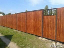 ЗАБОР из профнастила, сетки, штакетника Навесы в Одес. обл.