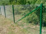 Забор из сетки рабицы с установкой под ключ в Запорожье - фото 2