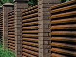 Забор ЖАЛЮЗИ • Ламели для забора Жалюзи • Современный ЗАБОР - фото 3