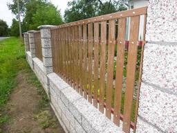 Заборы и ограждения из ДПК