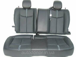 Задний ряд сидений, диван черная кожа салон G - GRAY Nissan Leaf ZE1 (18-). ..
