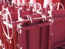 Задвижка реечная для бункера