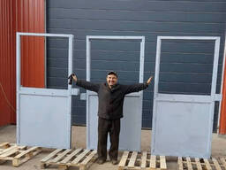 Реечные автоматические задвижки 1000х1000 , шиберная задвижка