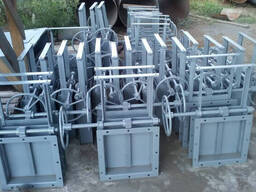 Засувка рейкова автоматична для складів , шиберна заслонка