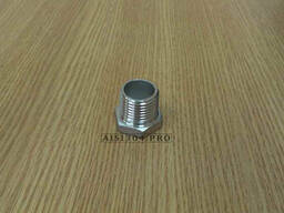 Заглушка нержавеющая Ду 50 (2) AISI304 с наружной резьбой