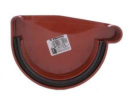 Заглушка ринви Profil ліва L 130 цегляна