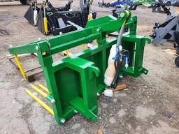 Захват на фронтальный погрузчик для силоса, ковш-захват для навоза , вила на фронтальный. ..