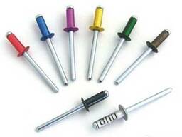 Заклепки для профнастилу, штакетника 4*10 кольорові