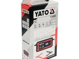 Зарядний прилад мережевий з LCD дисплеєм 230В YATO до акумуляторів 6V-2А 12V-10А, макс. .. .