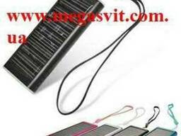 Зарядное для мобилки на солнечных батареях 1350мАч