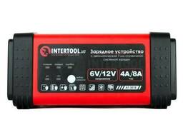 Зарядное устройство 6/12В, 4/8A, 230В, LED-индикация Intertool AT-3018
