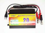 Зарядное устройство для автомобиля 12 вольт 20 ампер, UKC Battery Charger 20A - фото 3
