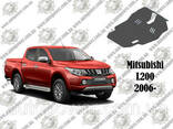 Защита коробки передач и дифференциала на Mitsubishi L200 МКПП 2006-