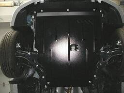 Защита КПП и двигателя Пежо Партнер (Peugeot Partner) 1996-2008 г. (металлическая)