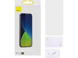 Защитное стекло для iPhone 12 Pro Max 6.7" Baseus Full-Glass Frosted (2 шт, набор для. .. - фото 5