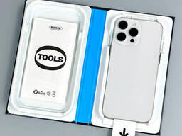 Защитное стекло для iPhone 15 Pro 6.1" Remax Dust-Free Instant Applicator Series HD