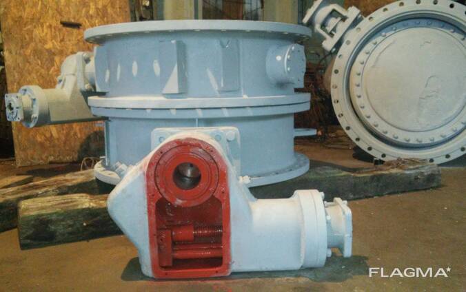 Затвор дисковый, поворотный, фланцевый 32с908р Ду1200 Ру10