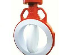 Затвор дисковы, Заслонка Поворотная, уплотнение PTFE